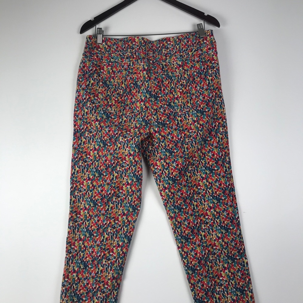 Soft Surroundings Multi Colored Stretch Crop Pants - image 3